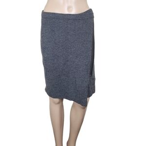 Anthropologie Sparrow Wool Zip Skirt